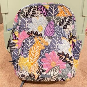 Vera Bradley Essential Large Backpack “Palm Floral”. NWT